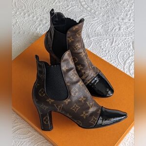Louis Vuitton Revival Monogram Booties